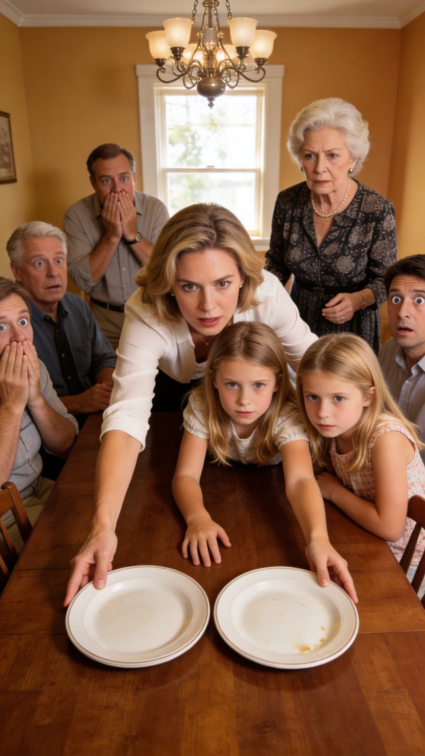 My Mother-in-Law Took The Dinner Plates Away From My Two Daughters And Declared, “Only Women Who Give Birth To Sons Deserve A Seat At This Table”…