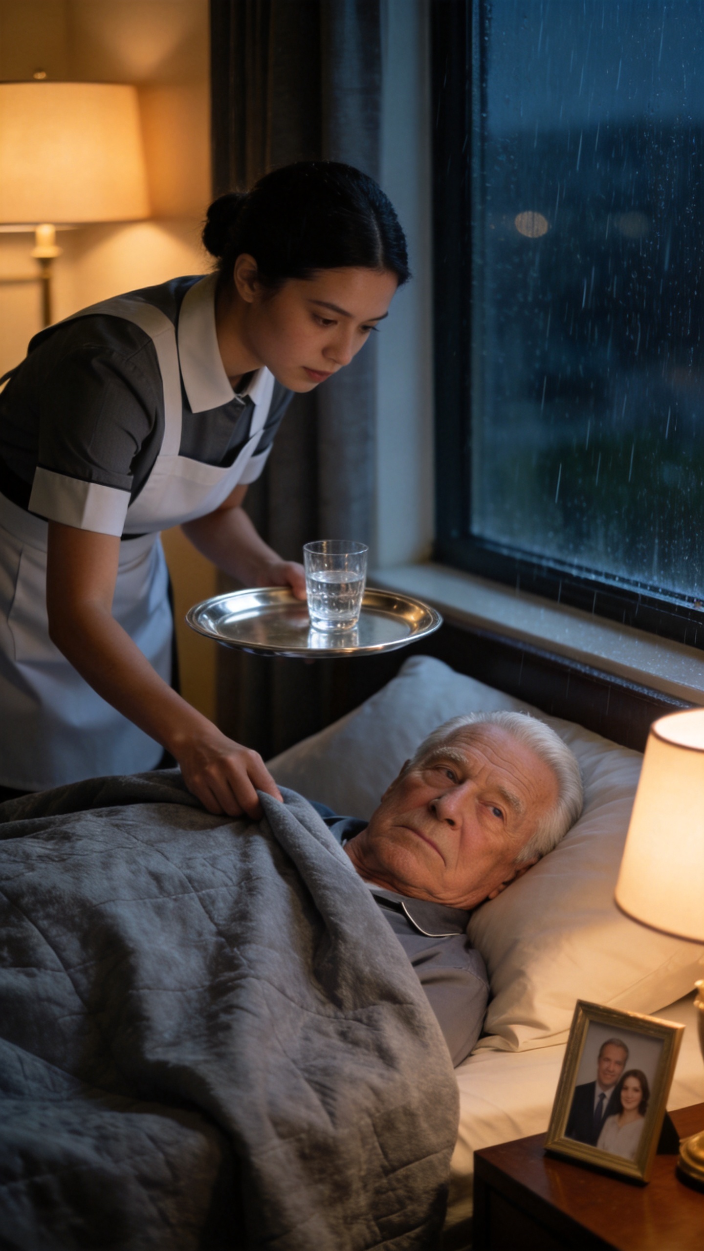 The Billionaire Pretended to Be Asleep to Test His New Maid... But What She Did Left Him Completely Speechless