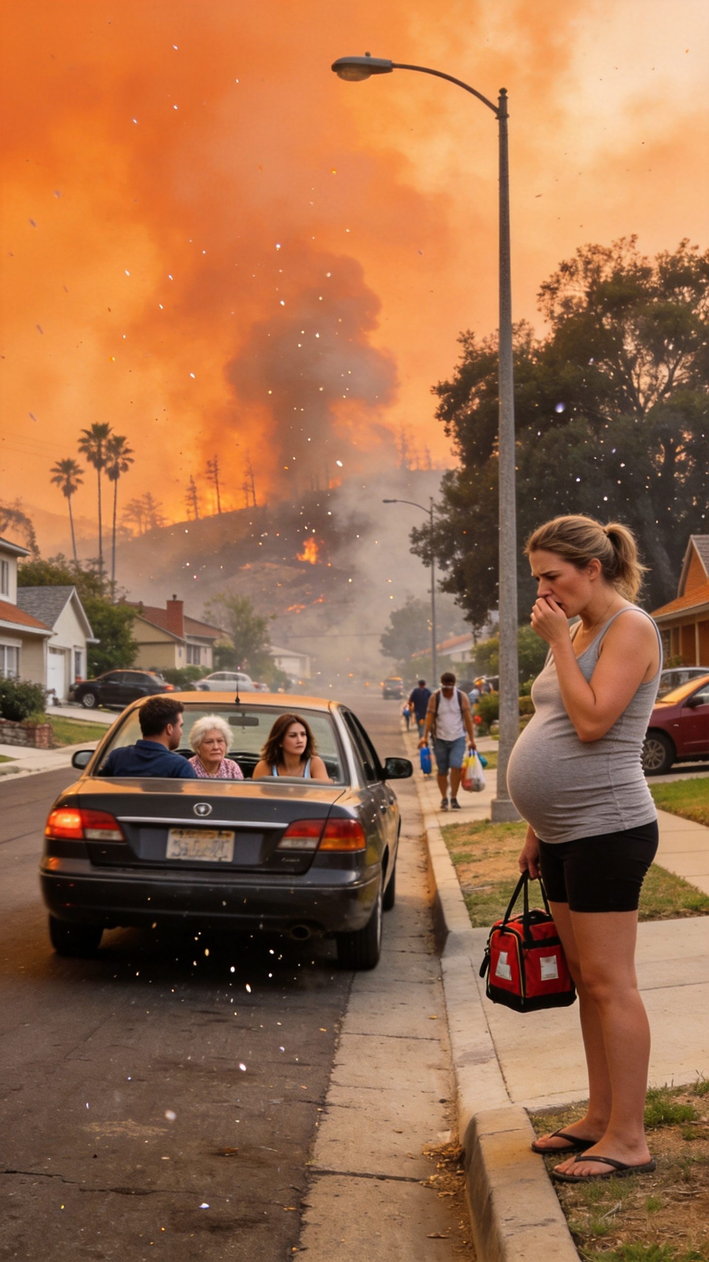 My Husband Took The Only Car Out Of A Wildfire Evacuation Zone With His Mother And His Mistress Inside. I Was Six Months Pregnant, Standing In The Smoke, Begging Him Not To Leave Me.