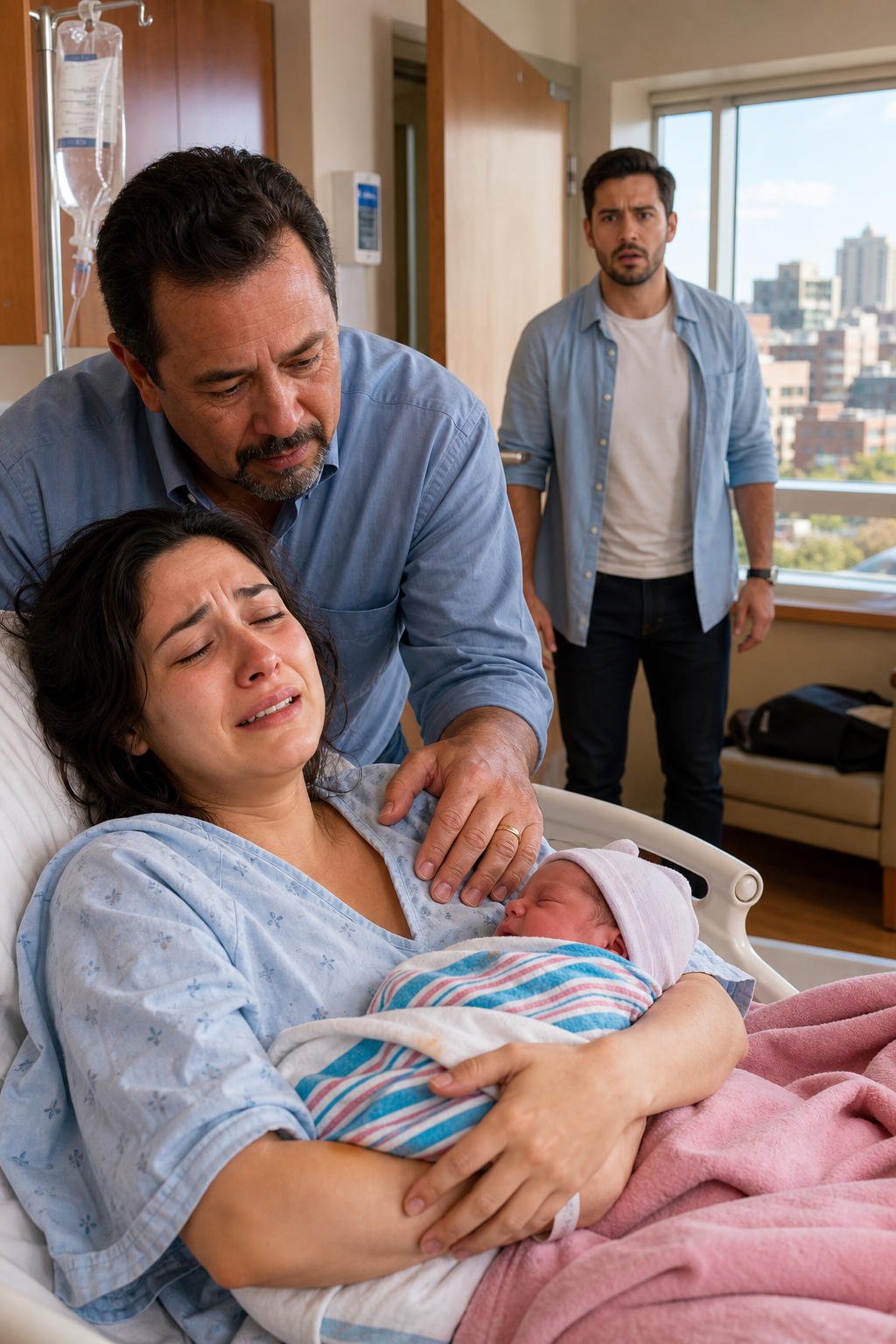 ‘Go alone—you're overreacting!’ my partner yelled as I pleaded for him to stay during my labor.