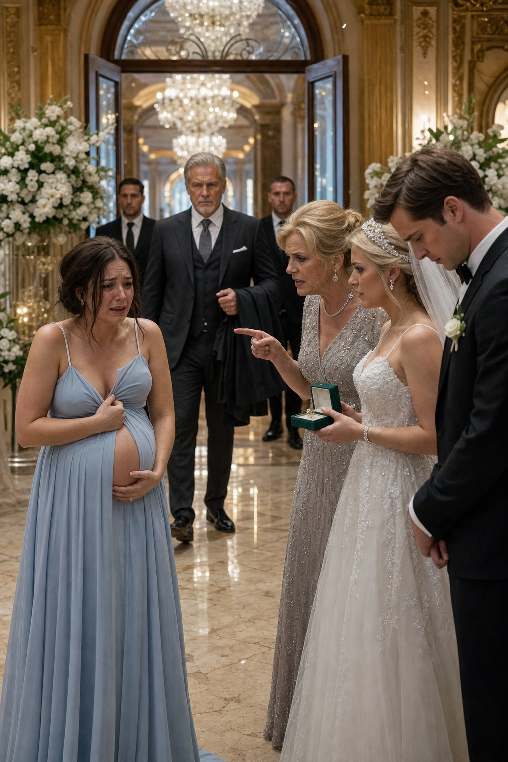 His Mother Unzipped My Maternity Gown at a Wedding to Search Me for a Missing Emerald Ring - Then My Father Walked In and Canceled the Contracts Holding Their Empire Together
