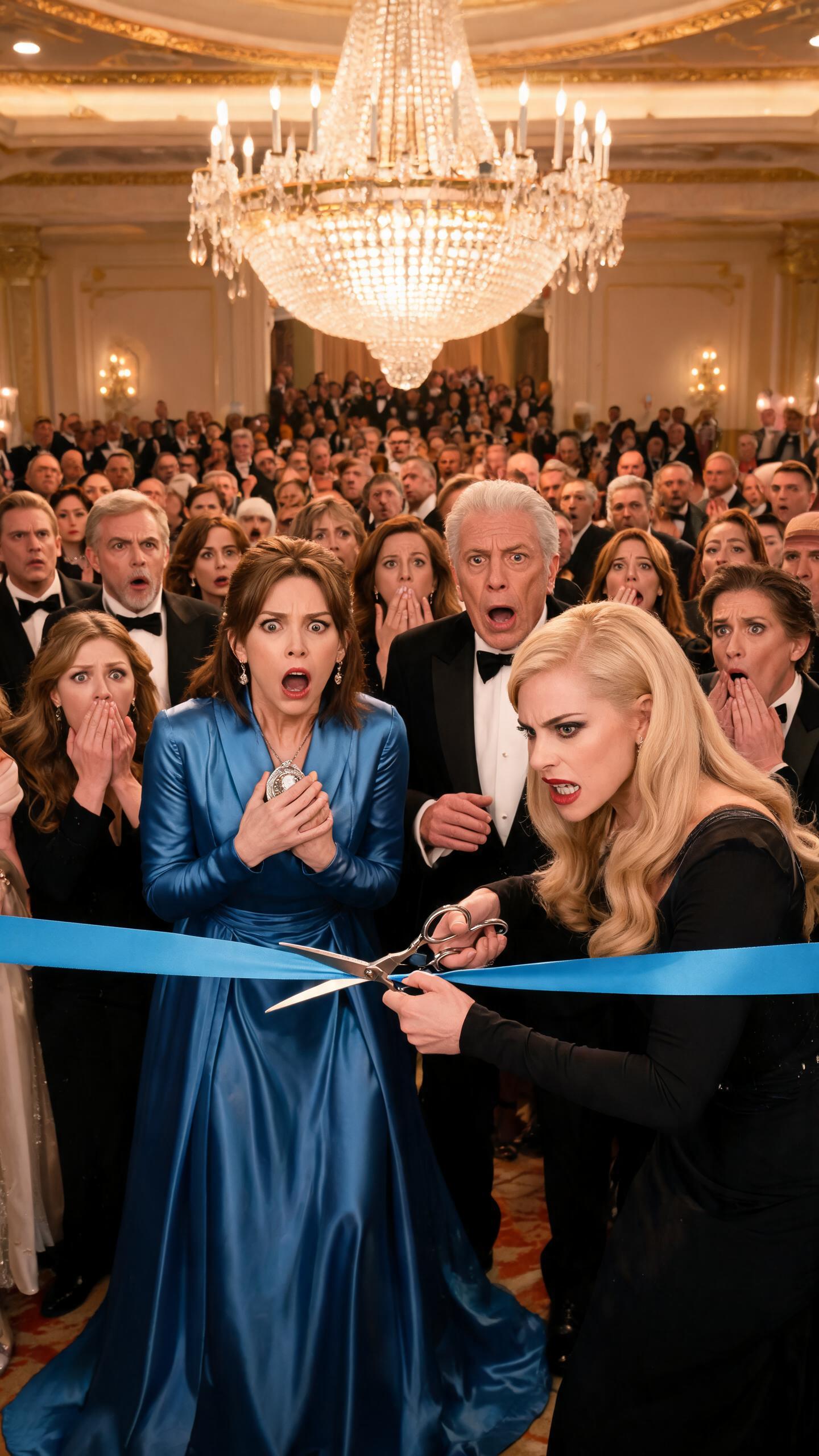 She Snipped My Little Girl's Dress In Front Of The Whole Ballroom And Said, "Children Like Her Don't Wear Satin." Then The Diamond Locket Around My Daughter's Neck Opened And Exposed The Baby My Family Had Buried For Years