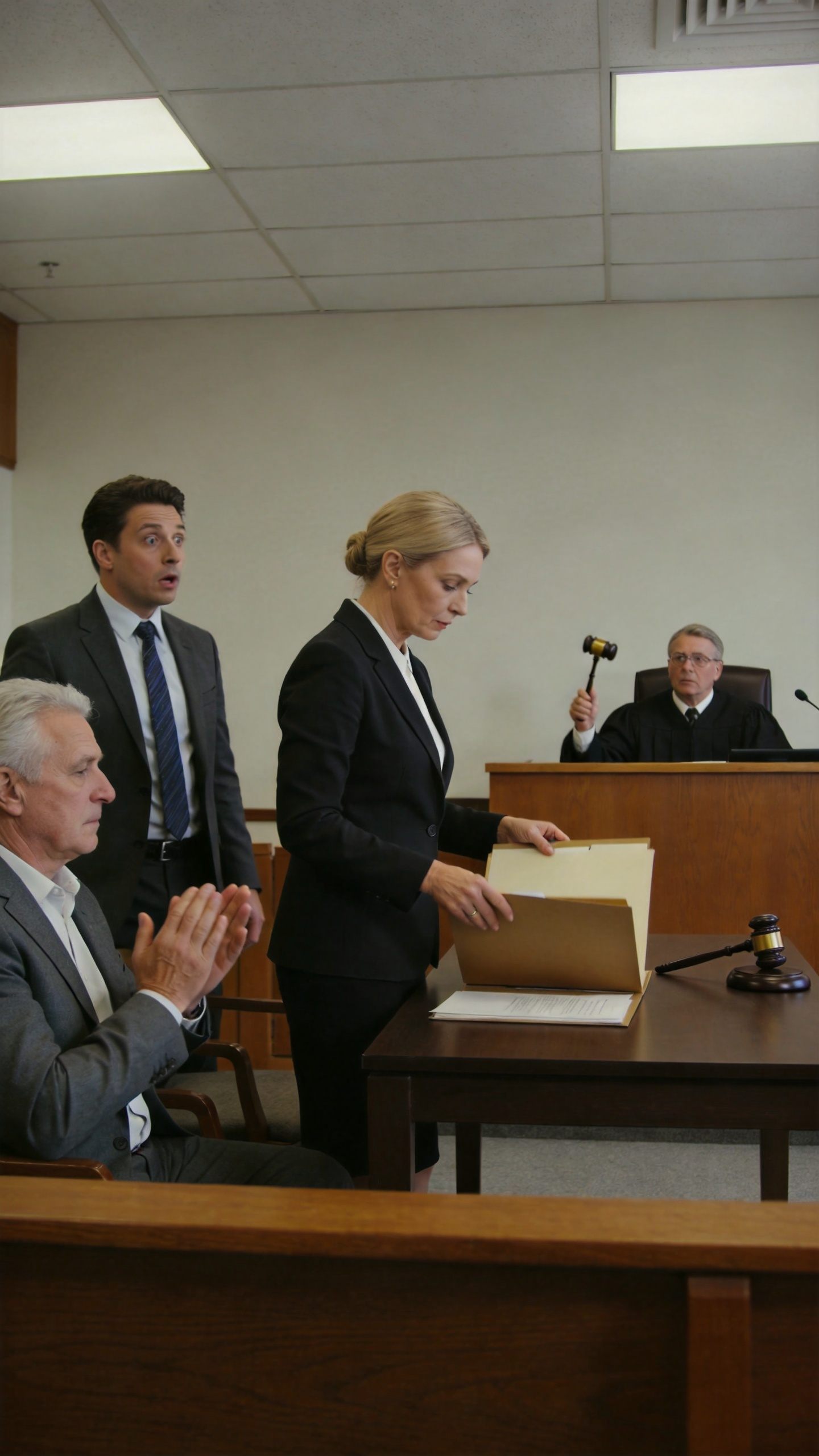 My dad's lawyer said the will was set and I'd inherit nothing. As my family cheered, I opened my briefcase and dropped a bombshell.