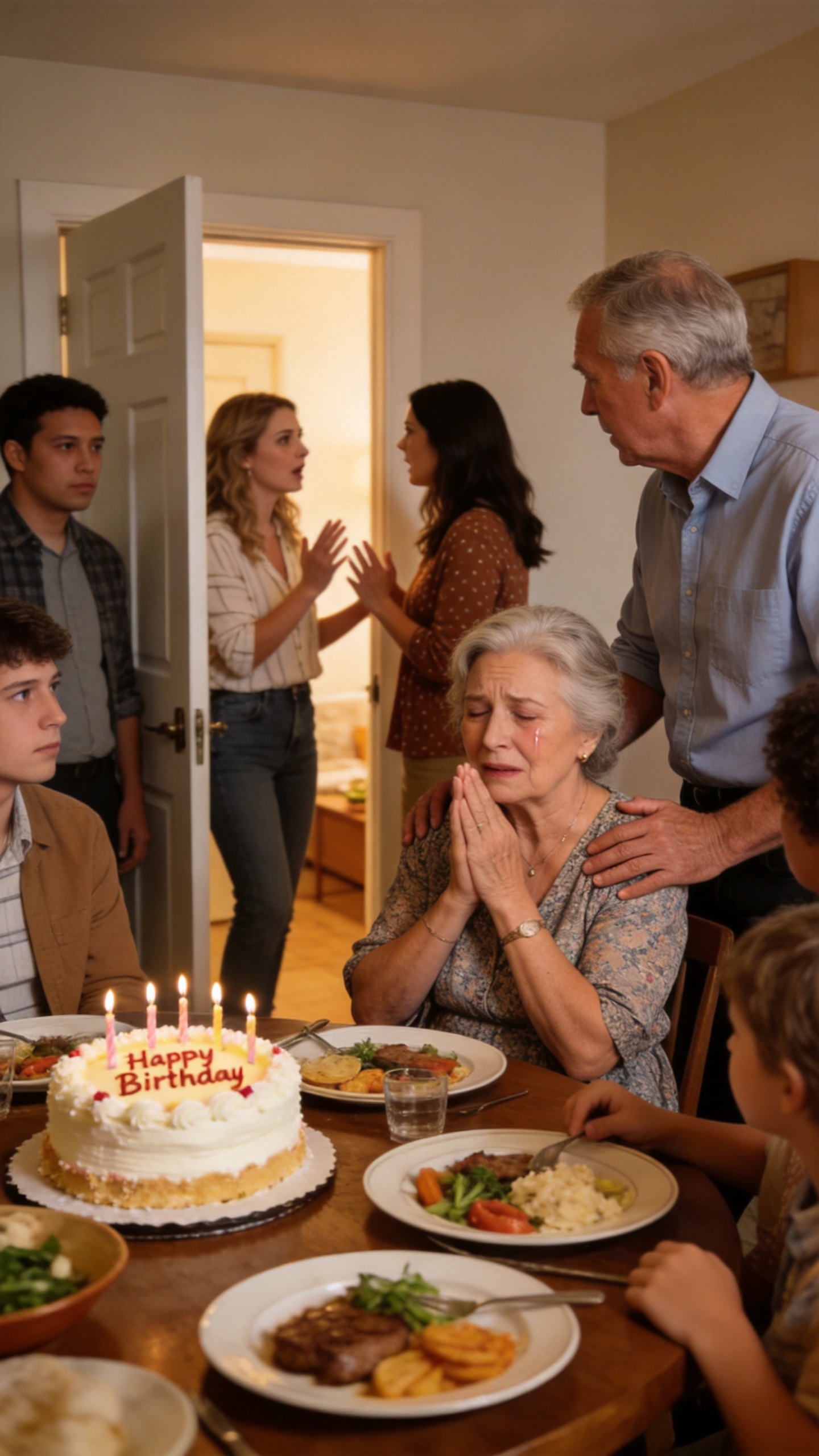In the middle of my son's birthday dinner, my daughter-in-law humiliated my wife in front of thirty guests and told her to leave "her house", but I turned the tables with one move.