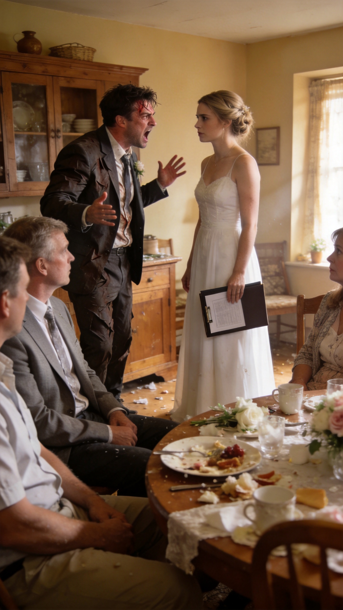 The first morning after our wedding, my husband humiliated me in front of his entire family, thinking I would stay silent and accept it. But they had no idea I was ready to expose the truth