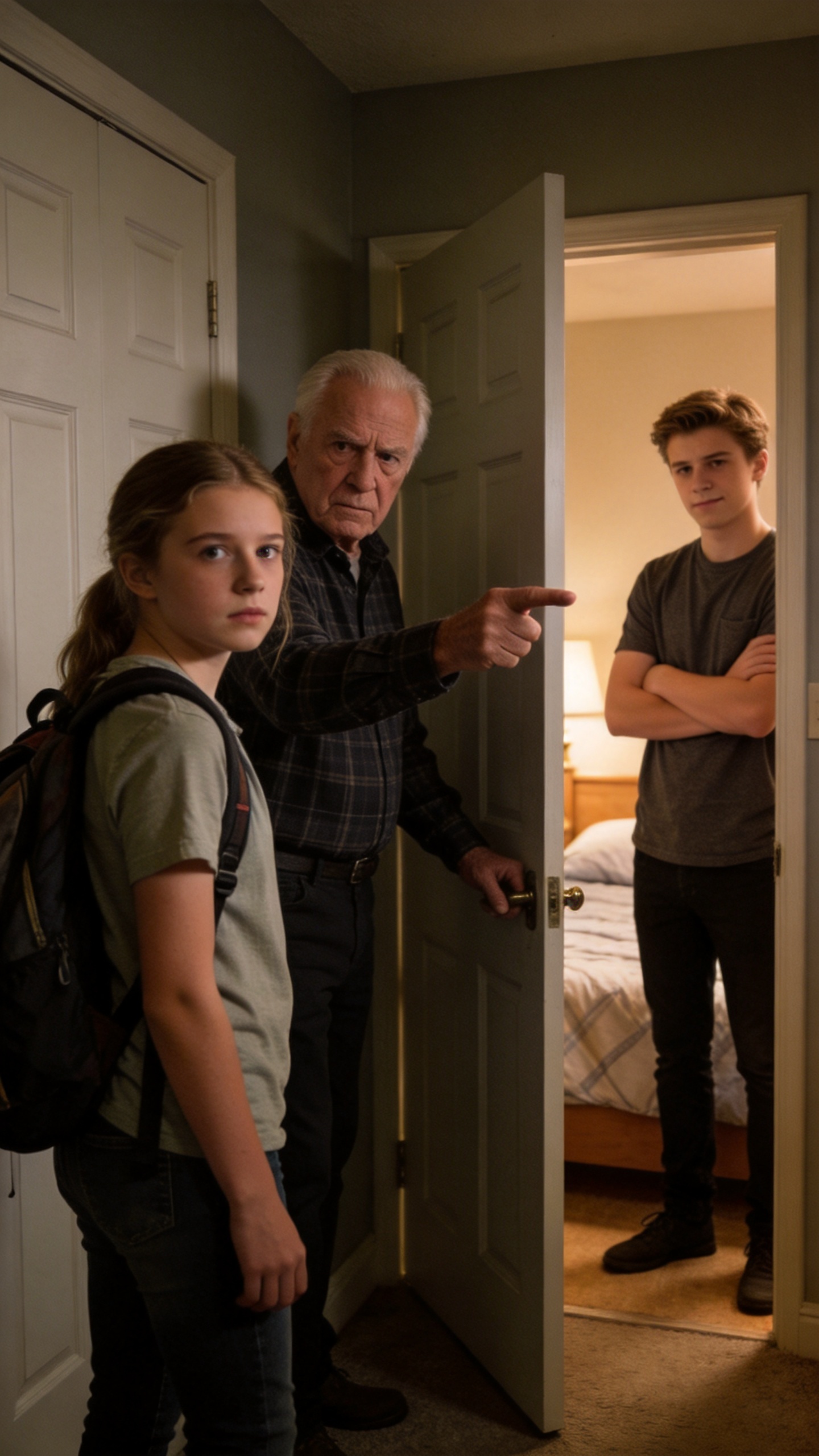 My 16-year-old daughter was terrified when my father-in-law threw her out at midnight and gave her room to her cousin.