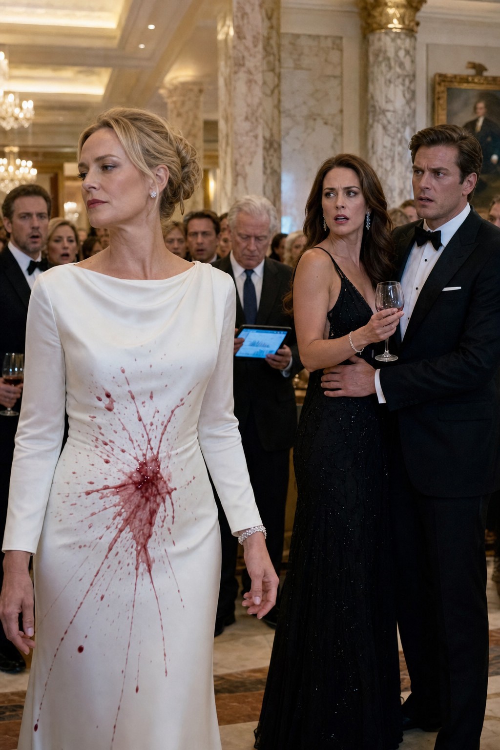 She Never Fought the Mistress Who Threw Wine on Her Dress - One Quiet Walkout Destroyed the Empire Her Husband Pretended to Own