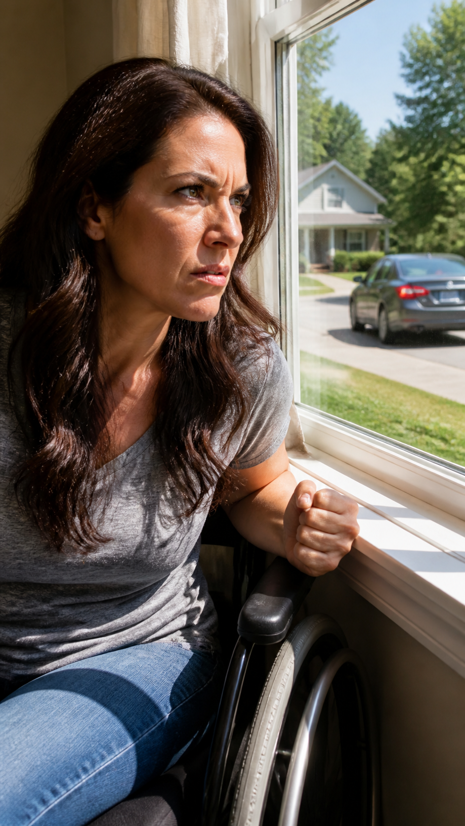 My son sold my wheelchair for a vacation, leaving me trapped. I took back control with one call