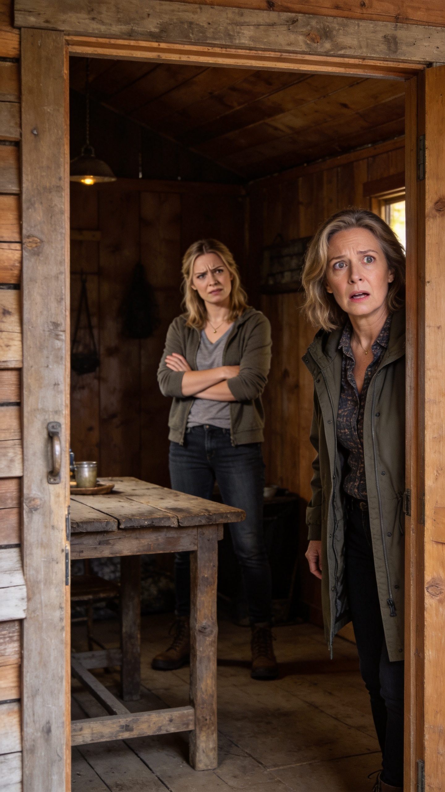 I inherited a cabin while my sister got a Nashville apartment. When she mocked me: “Fits you perfectly, you stinking woman!” and told me to stay away, I decided to spend the night at the cabin… When I got there, I froze in place at what I saw…